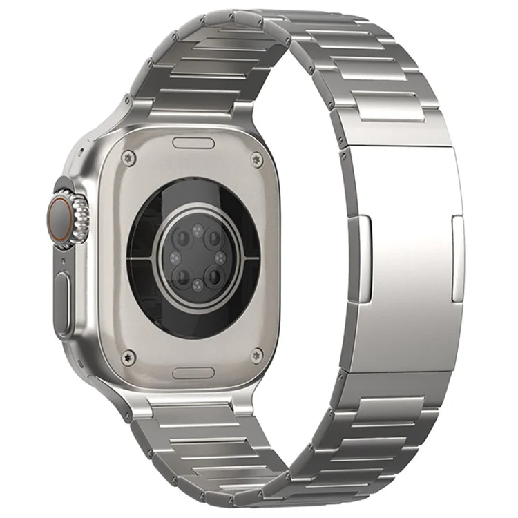 Pour Apple Watch Series 10 42mm / 9 8 7 41mm / SE (2023) SE (2022) SE 6 5 4 40mm / 3 2 1 38mm Bracelet Bande de Remplacement en Alliage de Titane - Titane