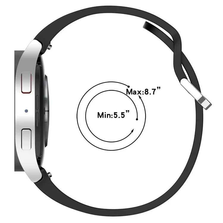 Per Samsung Galaxy Watch7 / Watch6 / Watch FE 40mm / Watch 5 / Watch4 Cinturino per orologio in silicone - Verde