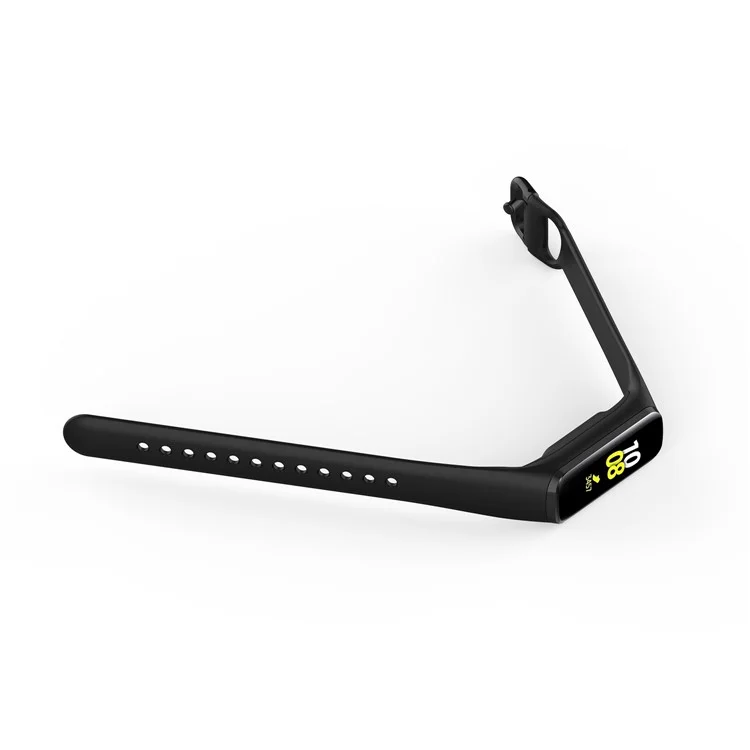 Capa Integrada de Silicone para Samsung Galaxy Fit 2 SM-R220 - Preta