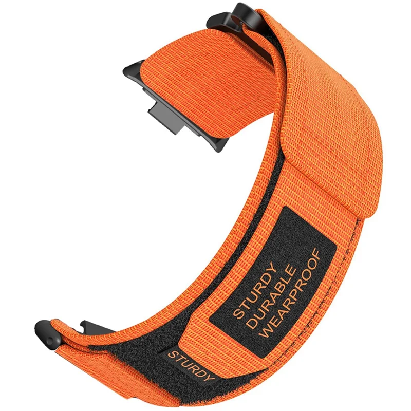 Per Xiaomi Smart Band 8 Pro / Redmi Watch 4 Cinturino in Nastro Magico in Nylon di Ricambio - Arancione