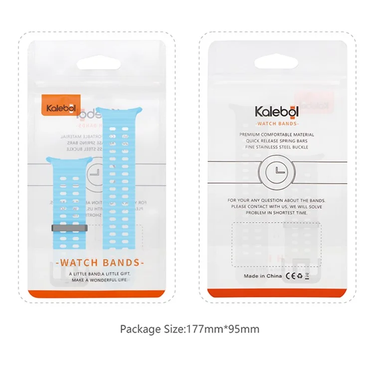 KALEBOL For Samsung Galaxy Watch Ultra 47mm Wrist Band Replacement Silicone Watch Strap - Baby Blue