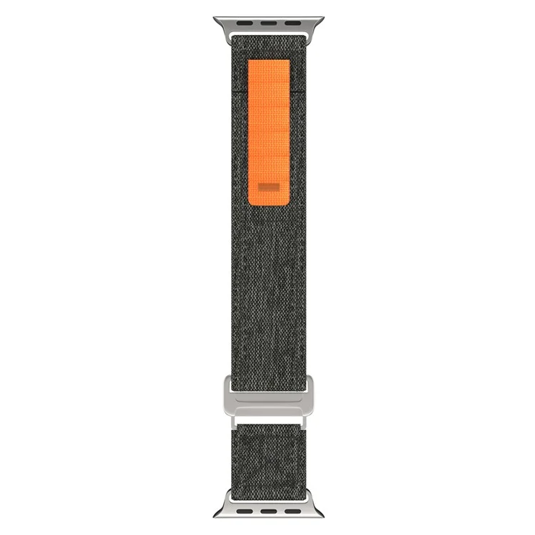 KALEBOL Para Apple Watch 10 46mm / Ultra 2 / Ultra 49mm / 9 8 7 45mm / SE (2023) SE (2022) SE 6 5 4 44mm / 3 2 1 42mm Correa de Reloj Nylon Loop - Negro