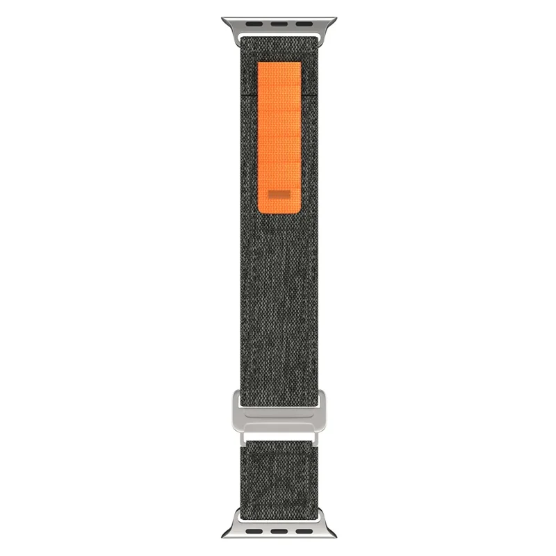KALEBOL для Apple Watch Series 10 42 мм / 9 8 7 41 мм / SE (2023) SE (2022) SE 6 5 4 40 мм / 3 2 1 38 мм Нейлоновый ремешок для часов, регулируемый ремешок - черный
