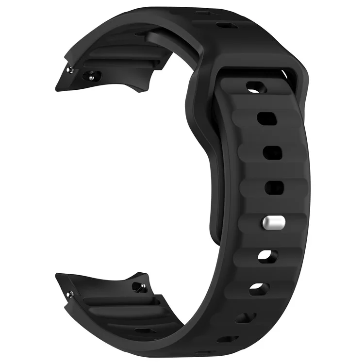 KALEBOL For Samsung Galaxy Watch6 / Watch6 Classic / Watch 5 / Watch 5 Pro Watch Band Silicone Strap - Black