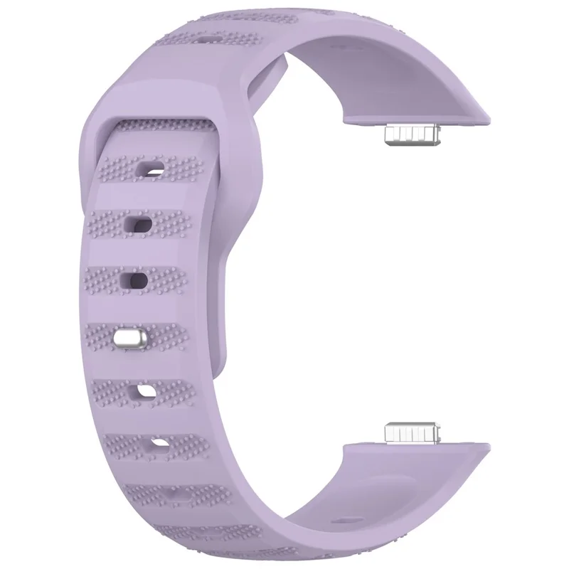 KALEBOL Für Huawei Watch Fit 3 Silikon-Armband mit Punktmuster - Lila