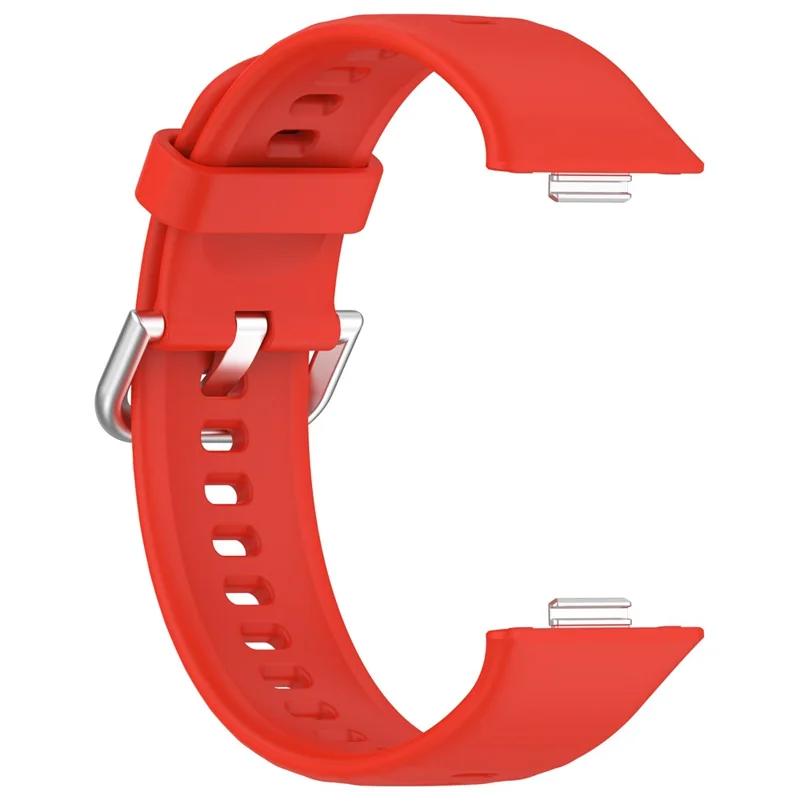 KALEBOL For Huawei Watch Fit 3 Watch Band Soft Silicone Adjustable Wrist Strap - Red