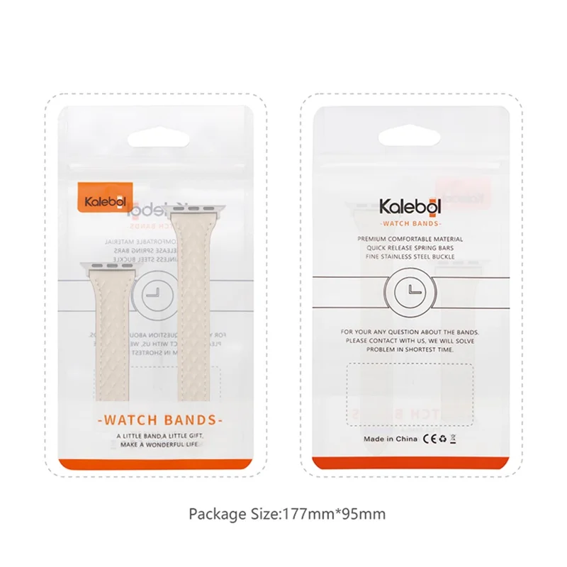 KALEBOL For Apple Watch Series 10 42mm / 9 8 7 41mm / SE (2023) SE (2022) SE 6 5 4 40mm / 3 2 1 38mm Genuine Leather Watch Strap - Olive Green