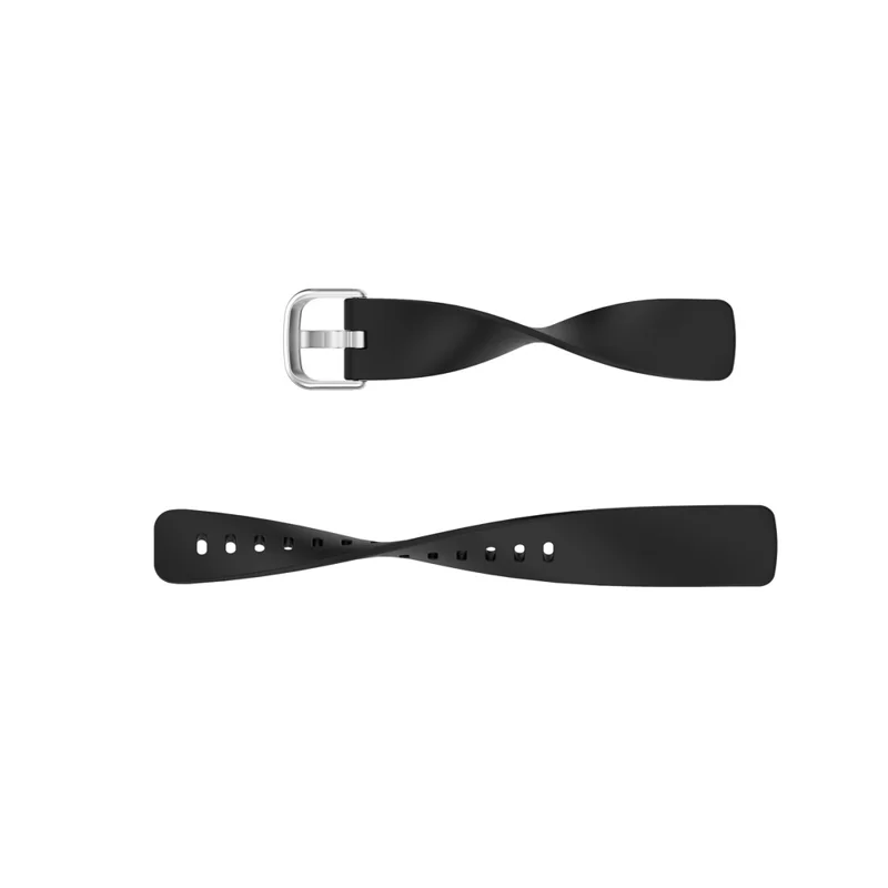 Para Fitbit Inspire 2/Ace 3 TPE Smart Watch Replacement Strap [Tamanho: L] - Preto