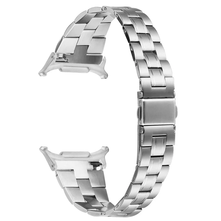 For Samsung Galaxy Watch Ultra 47mm Watch Strap Slim Stainless Steel Band - Silver