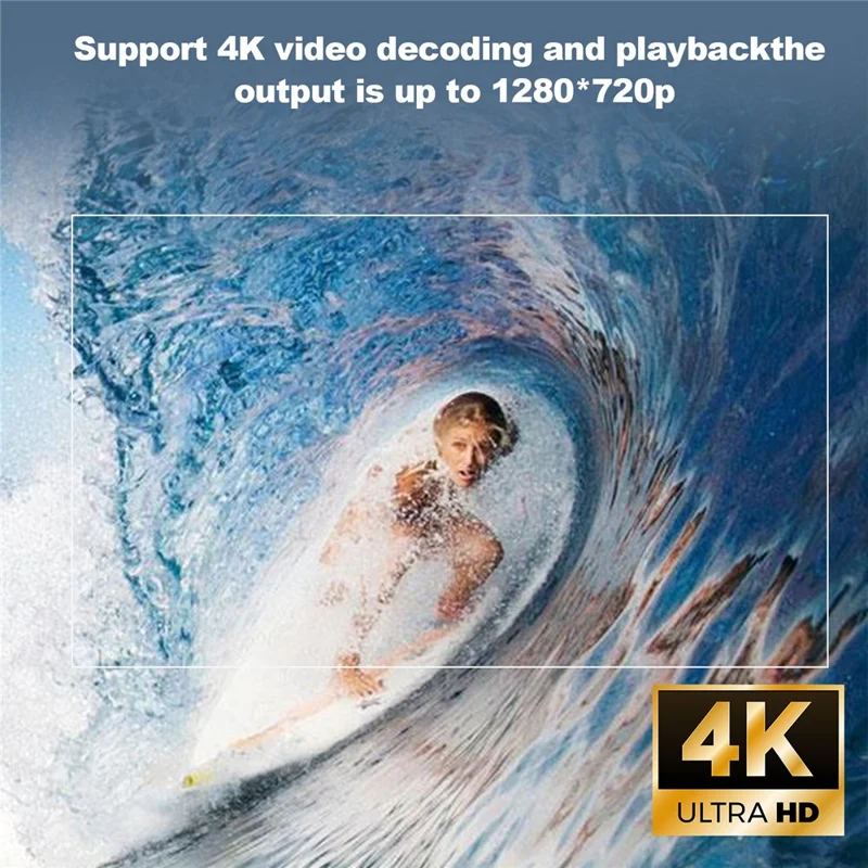 P30 Mini Projector Android 11 WiFi 6 4K 1080P Bluetooth-compatible 5.0 Home Cinema Projector - White / US Plug