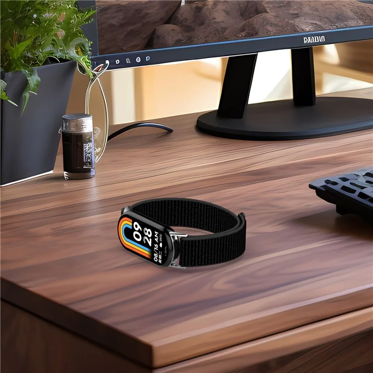 Für Xiaomi Mi Band 9 NFC / 9 / Smart Band 8 NFC / 8 Nylon-Armband - Grün