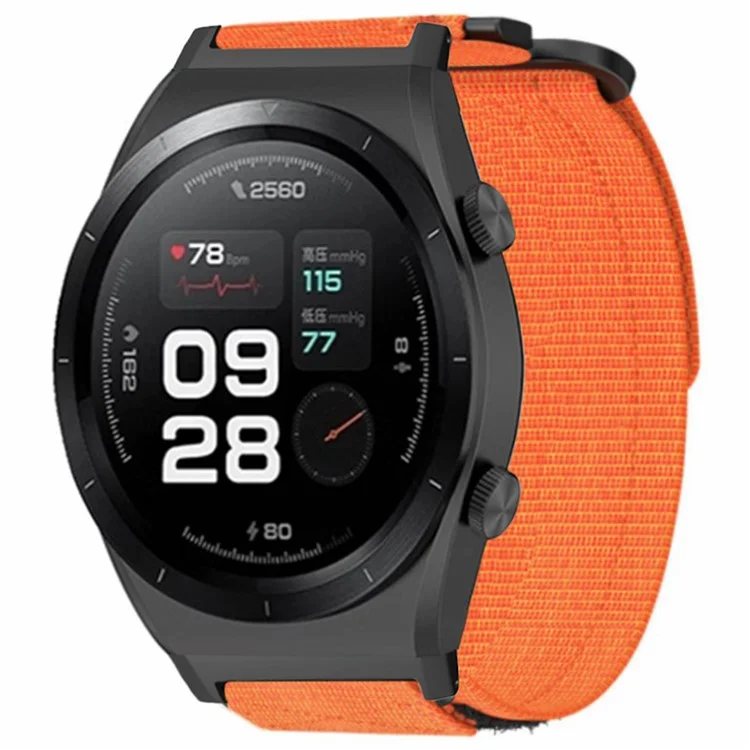 Для Xiaomi Watch H1 Outdoor Climbing Watch Strap Magic Tape Breathable Nylon Band - Orange