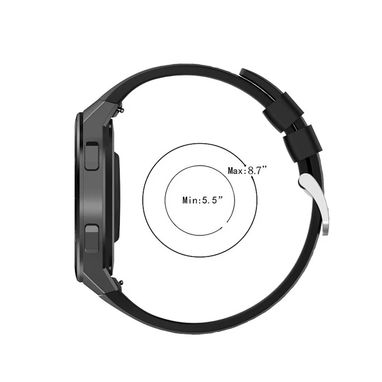 Para Huawei Watch GT 2e Alta Qualidade Pulseira de Relógio de Silicone - Preto