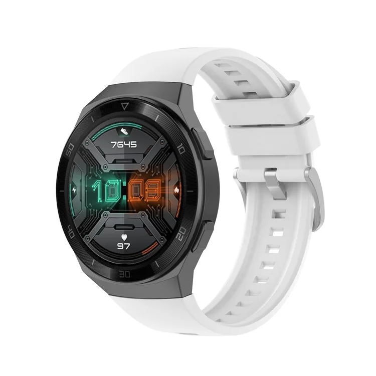For Huawei Watch GT 2e High Quality Silicone Watch Strap - White