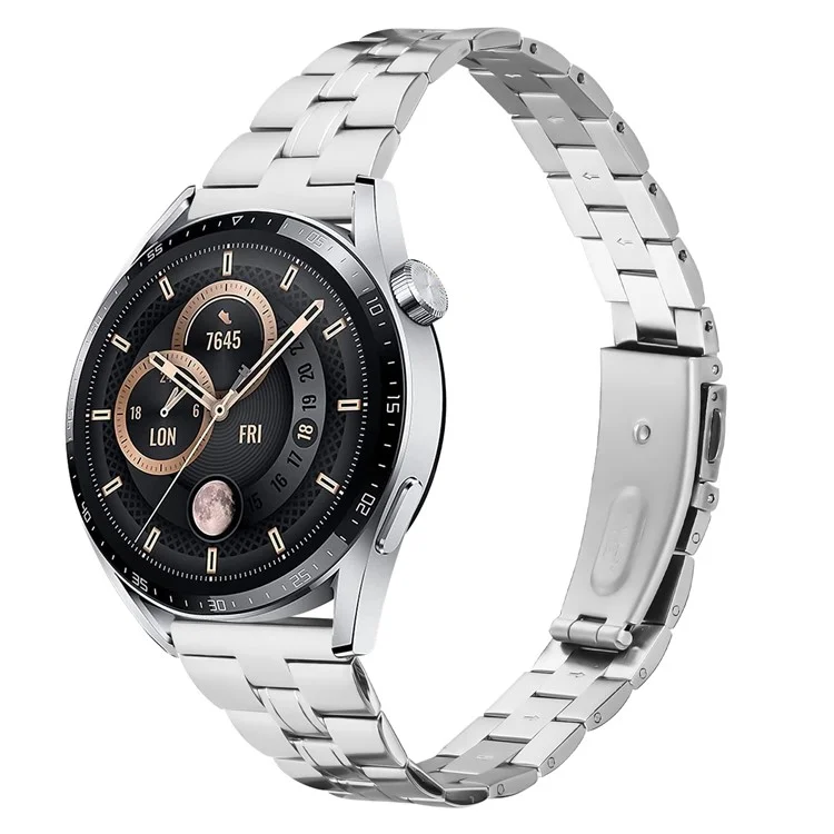 Para Fossil Gen 5 Carlyle Fashion Reloj de acero inoxidable Banda Diseño de líneas Correa de reemplazo - Plata