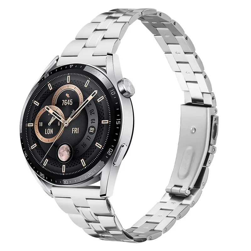 For Huami Amazfit Pace Watch Strap Replacement Stainless Steel Band - Silver