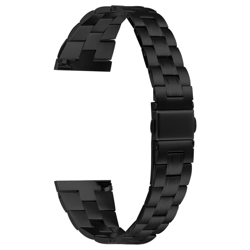 For Honor MagicWatch 2 46mm Watch Strap Stainless Steel Replacement Band - Black