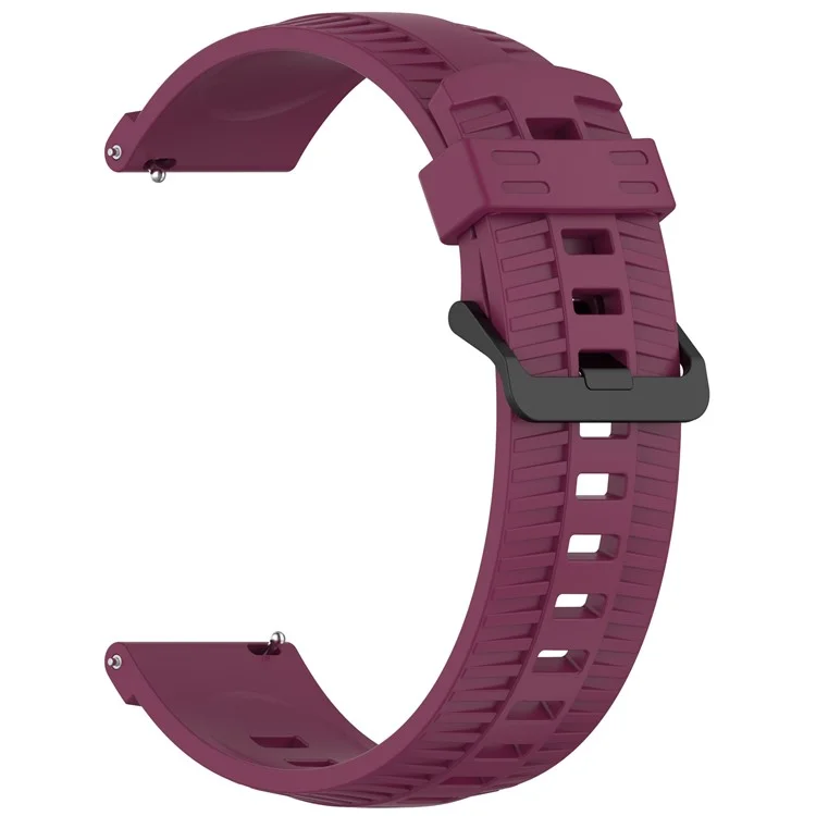 Per Huawei Watch GT 3 42mm / GT 3 Pro 43mm Cinturino in silicone per orologio Trama pneumatico Cinturino per polso - Vino rosso
