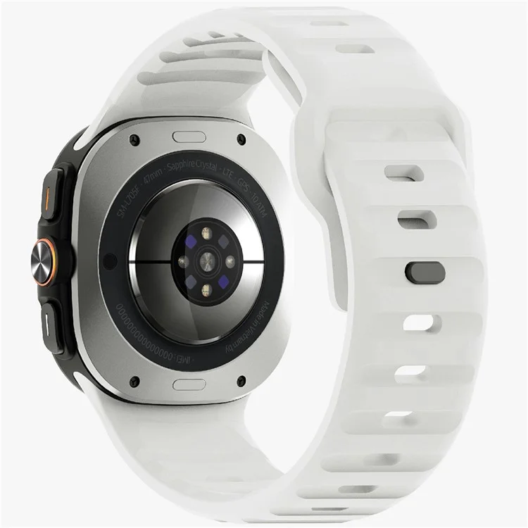 Pour Samsung Galaxy Watch Ultra 47 mm Watch Band Breathable Sport Watch Strap Watch - Blanc