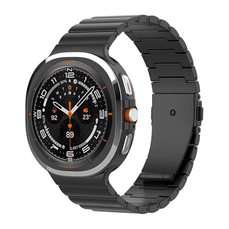 Wristband for Samsung Galaxy Watch Ultra 47mm Replacement Titanium Watch Strap - Black