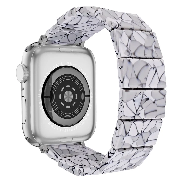 per apple watch ultra 2 ultra 49mm / serie 9 8 7 45mm / se (2023) se (2022) se 6 5 4 44mm / 3 2 1 cinturino in resina da 42 mm - crepa