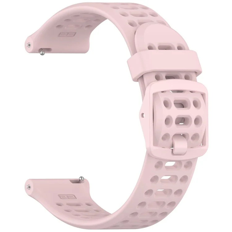 Para Coros Pace 3 Banda de reloj de silicona líquida ajustable - Rosa