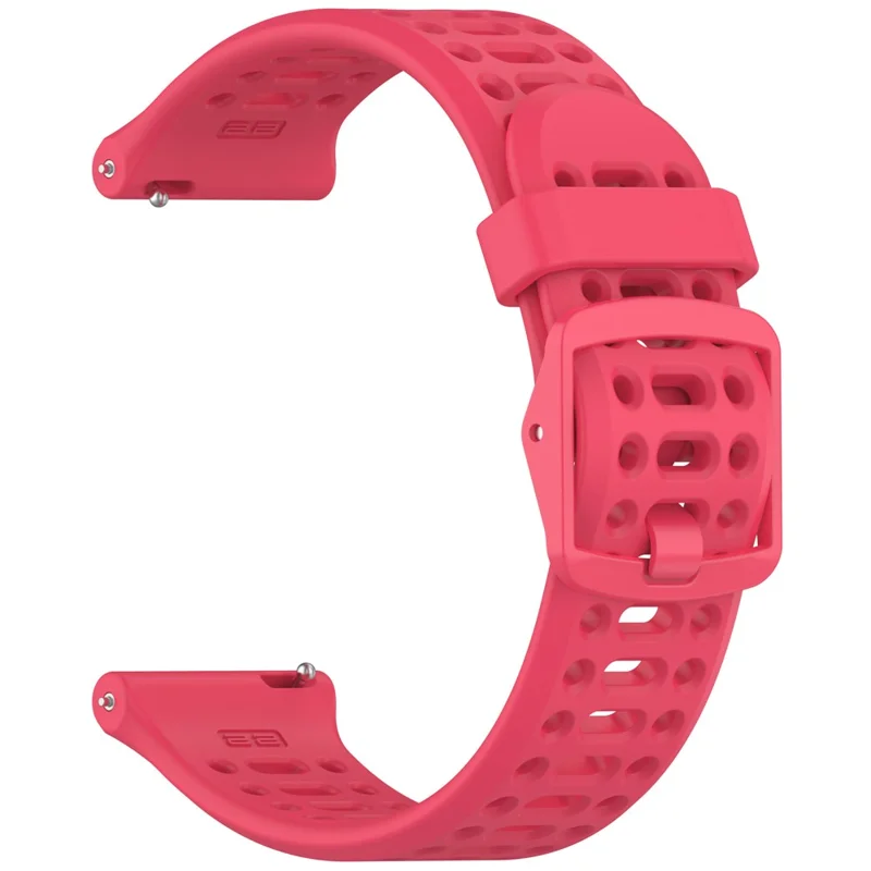 For Coros Pace 3 Liquid Silicone Watch Band Adjustable Wrist Strap - Red