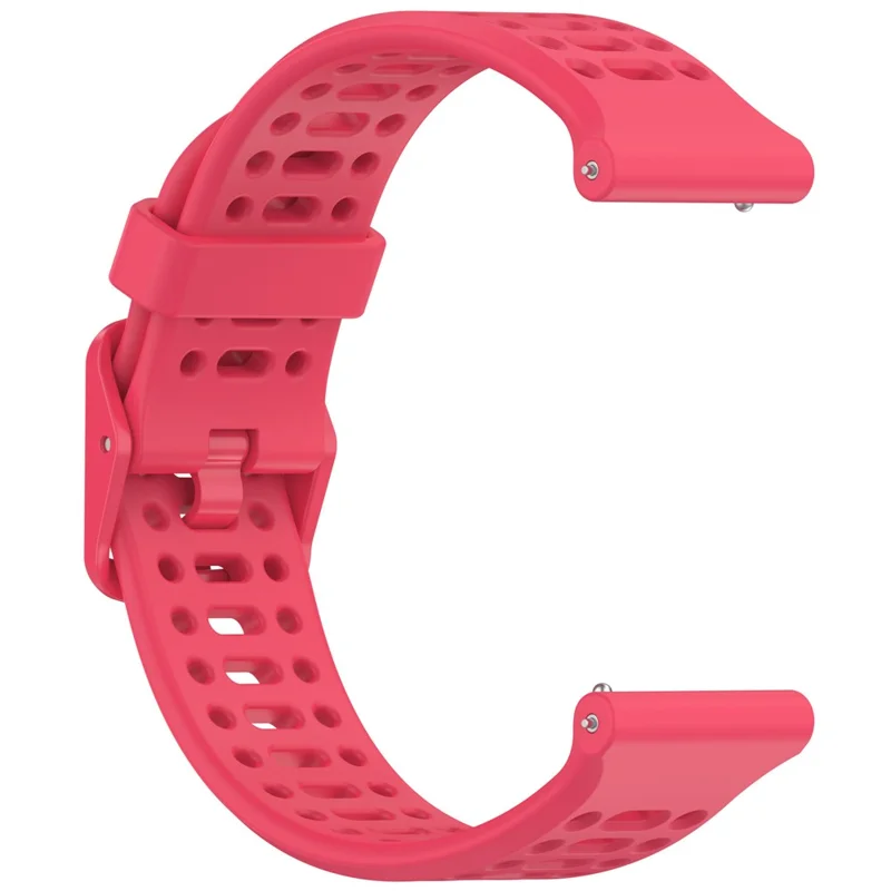 For Coros Pace 3 Liquid Silicone Watch Band Adjustable Wrist Strap - Red