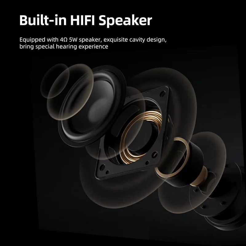 AUN A004 Pro 4-inch LCD Full HD 1080P Home Theater WiFi+Bluetooth-compatible Android 9.0 Projector - AU Plug