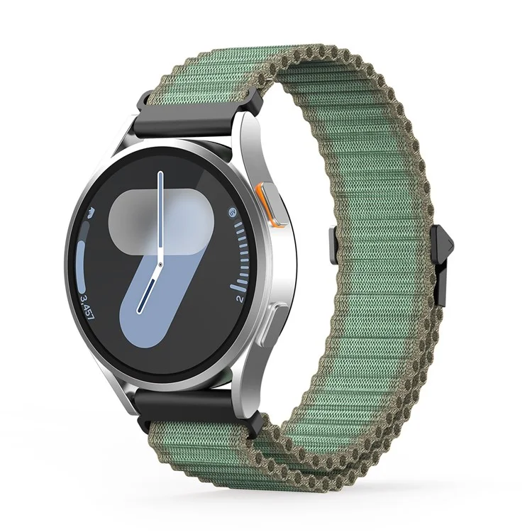 DUX DUCIS YC Series For Samsung Galaxy Watch3 45mm / Xiaomi Watch S4 Sport Nylon Watch Band 22mm Hook Buckle Strap - Green