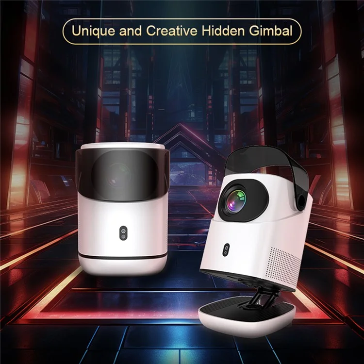 TZ-2 1+32G Portable Folding Bracket Home Projector Android WiFi HD Video Projecting Device - EU Plug
