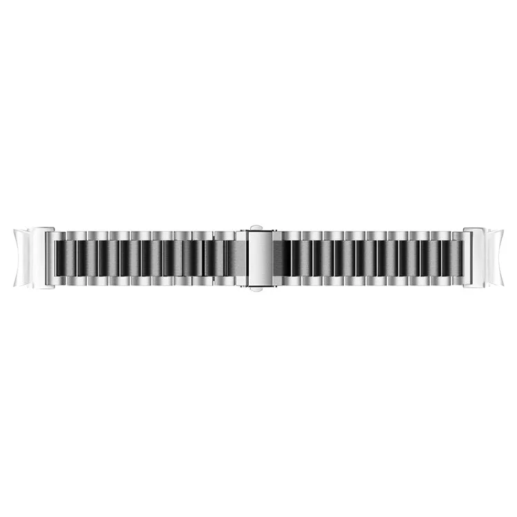 Pour Samsung Galaxy Watch7 40mm / 44mm Bracelet à Dégagement Rapide Connecteur en Acier Inoxydable - Argent / Noir