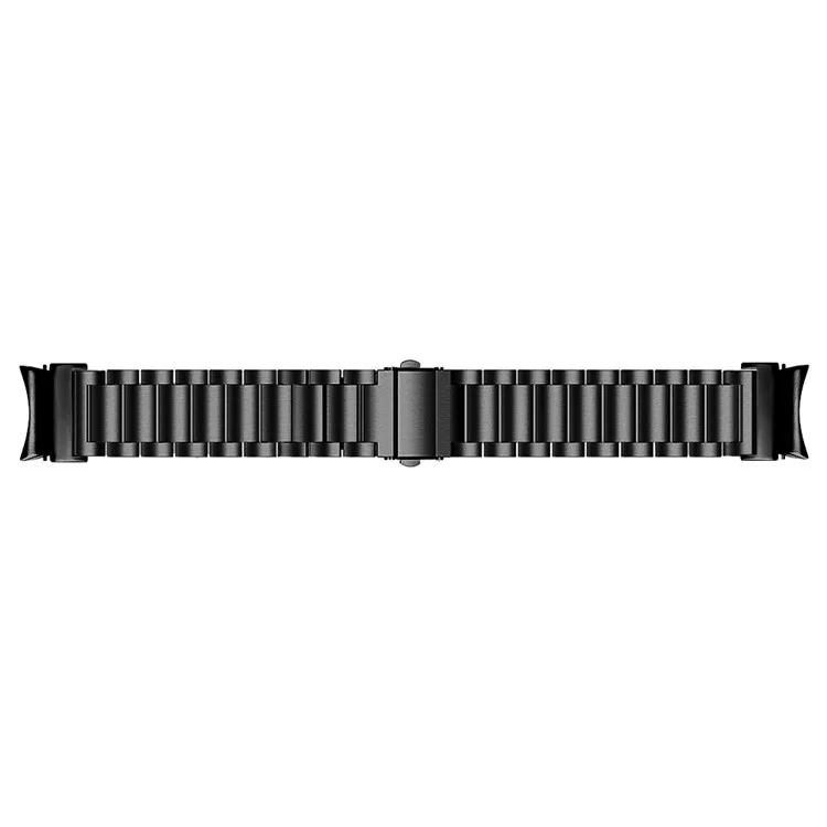 Para Samsung Galaxy Watch7 40mm / 44mm Correa Conector de Liberación Rápida Acero Inoxidable Correa de Reloj - Negro