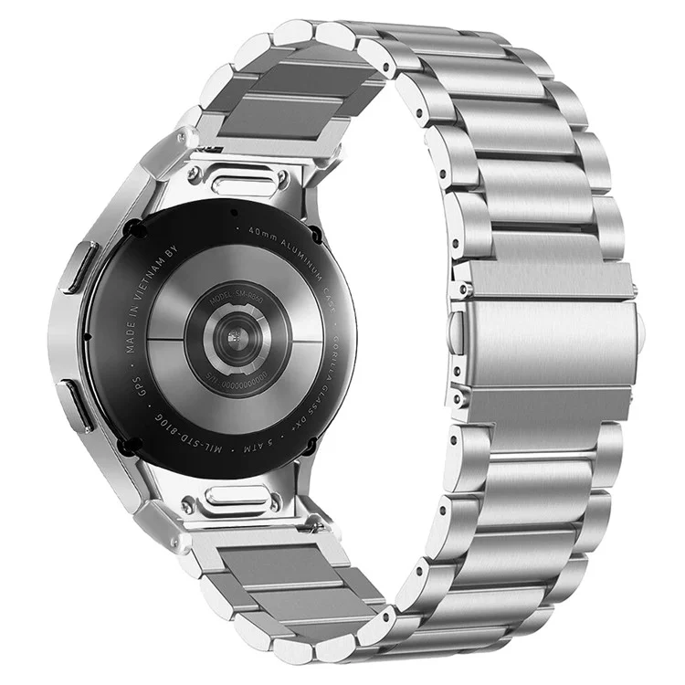Per Samsung Galaxy Watch7 40mm / 44mm Cinturino Connettore a rilascio rapido in acciaio inossidabile - Argento