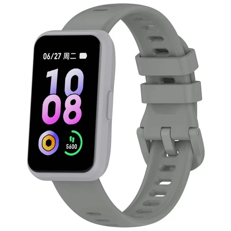 For Keep B4 Silicone Watch Band Adjustable Wrist Strap Replacement - Gris