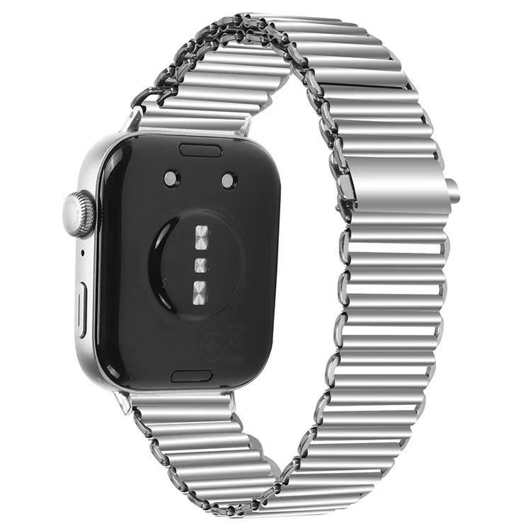 Für Huawei Watch Fit 3 Ersatz-Armband, Edelstahl-Smartwatch-Band - Silber