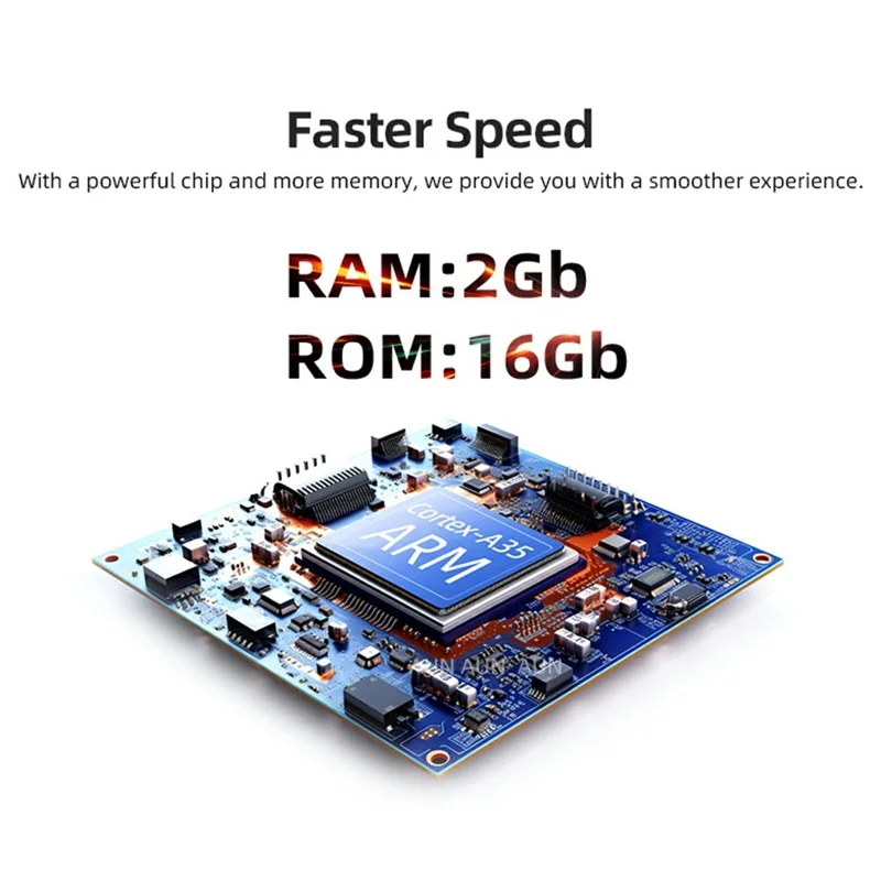 AUN U001 1080P 4K Projector Android 11 2+16GB Projector 3D LED Home Theater Support Zoom - AU Plug