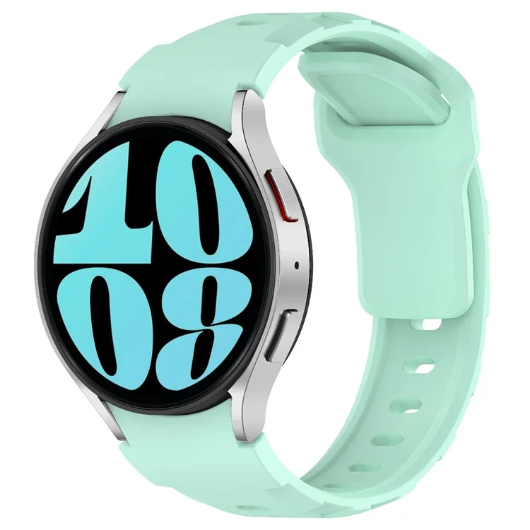KALEBOL Silikon-Band für Samsung Galaxy Watch7 44mm / 40mm Verstellbares Uhrenarmband - Teal
