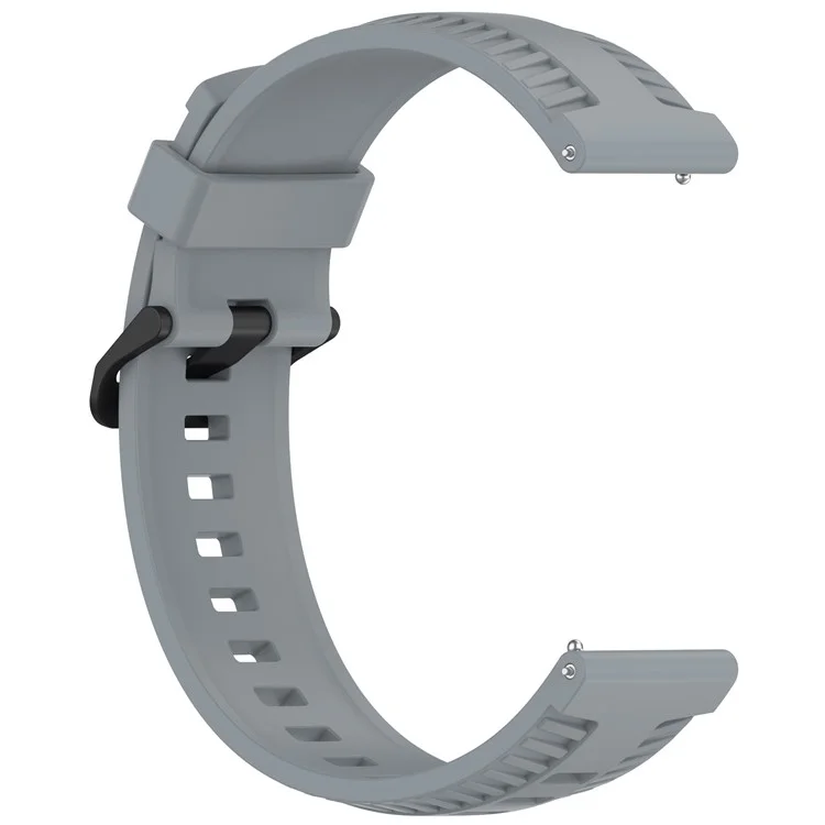 KALEBOL 20mm Watch Strap for Huawei Watch GT 3 42mm / GT 3 Pro 43mm Tire Texture Silicone Wrist Band - Grey
