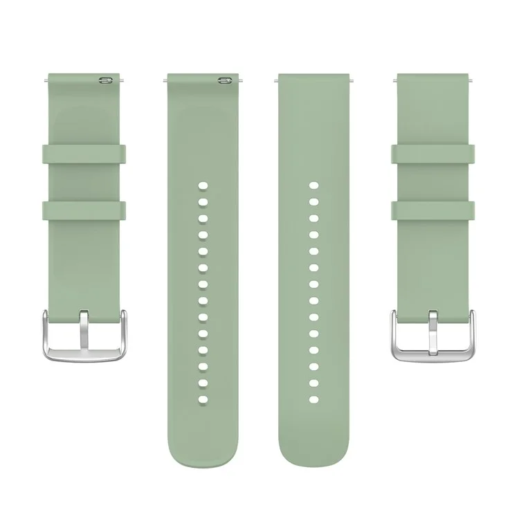 KALEBOL 22mm Bracelet en Silicone pour Huawei Watch 4 / 4 Pro / GT 4 46mm Montre Ronde - Vert Lac Givré