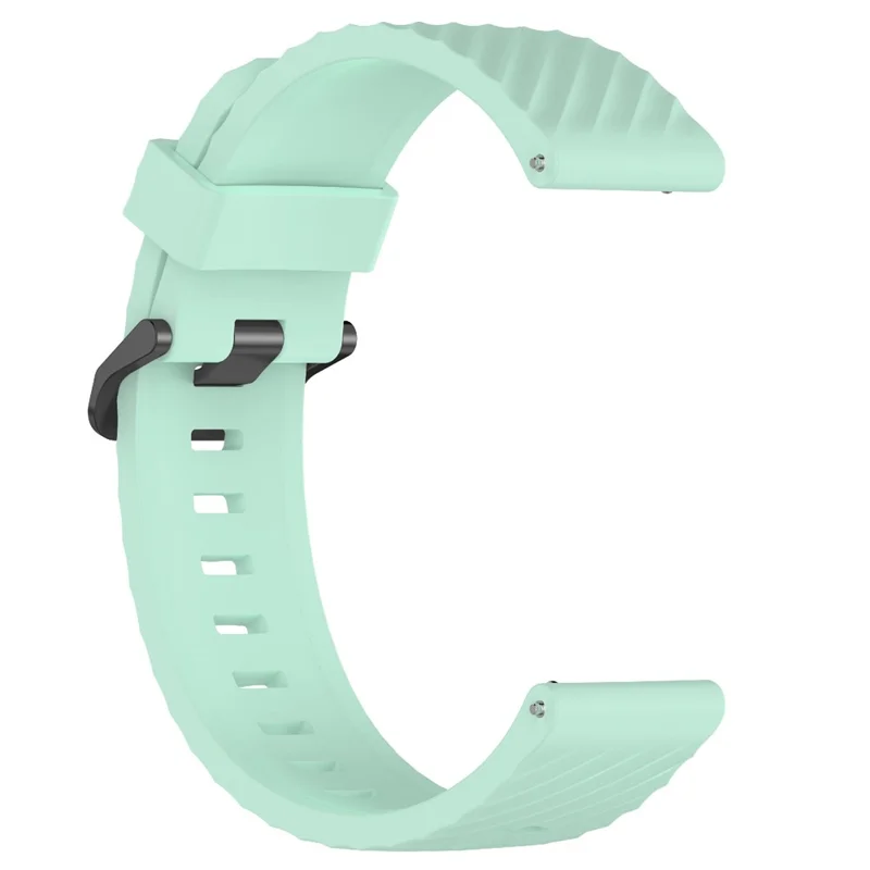 KALEBOL 20mm Silicone Band for Huawei Watch GT 3 42mm / GT 3 Pro 43mm Tire Pattern Watch Strap - Teal