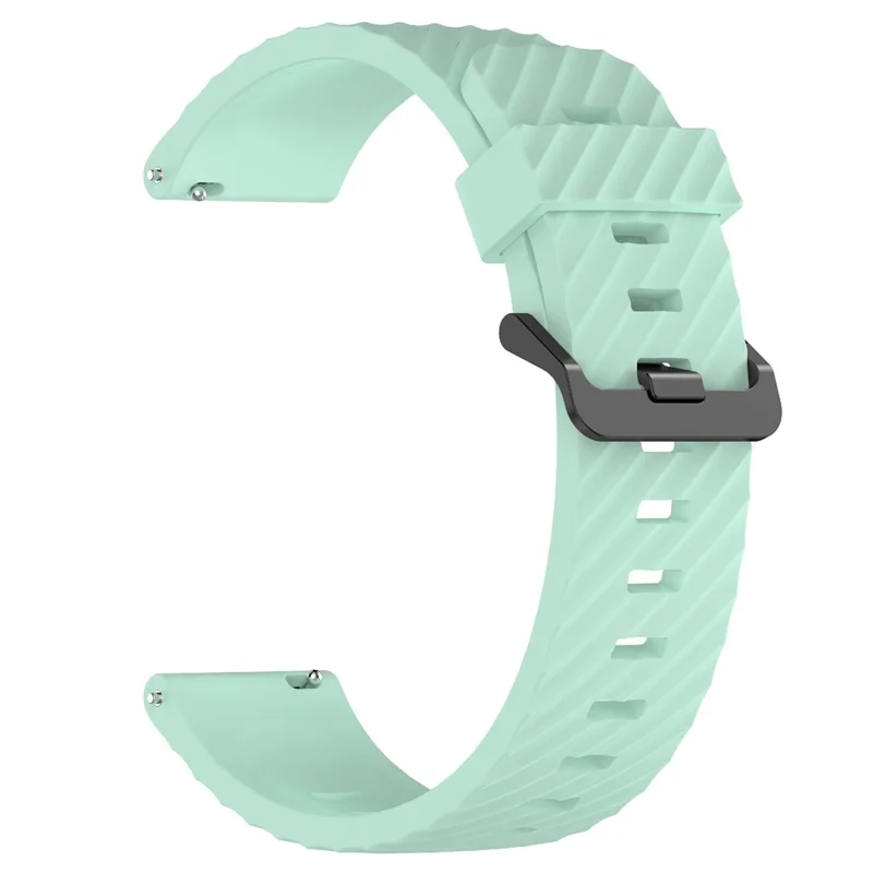 KALEBOL 20mm Silicone Band for Huawei Watch GT 3 42mm / GT 3 Pro 43mm Tire Pattern Watch Strap - Teal