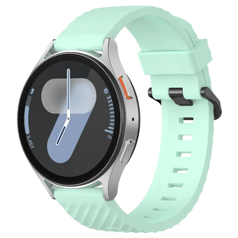 KALEBOL 20mm Silicone Band for Huawei Watch GT 3 42mm / GT 3 Pro 43mm Tire Pattern Watch Strap - Teal