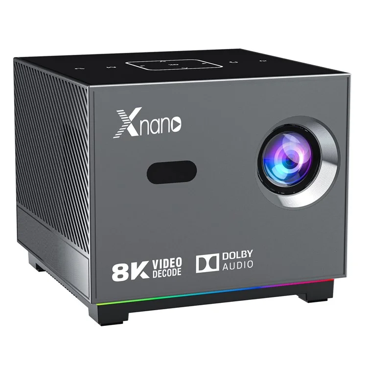 X3 Mini Projector WiFi Bluetooth-compatible Portable Home Theater Video Projector - UK Plug