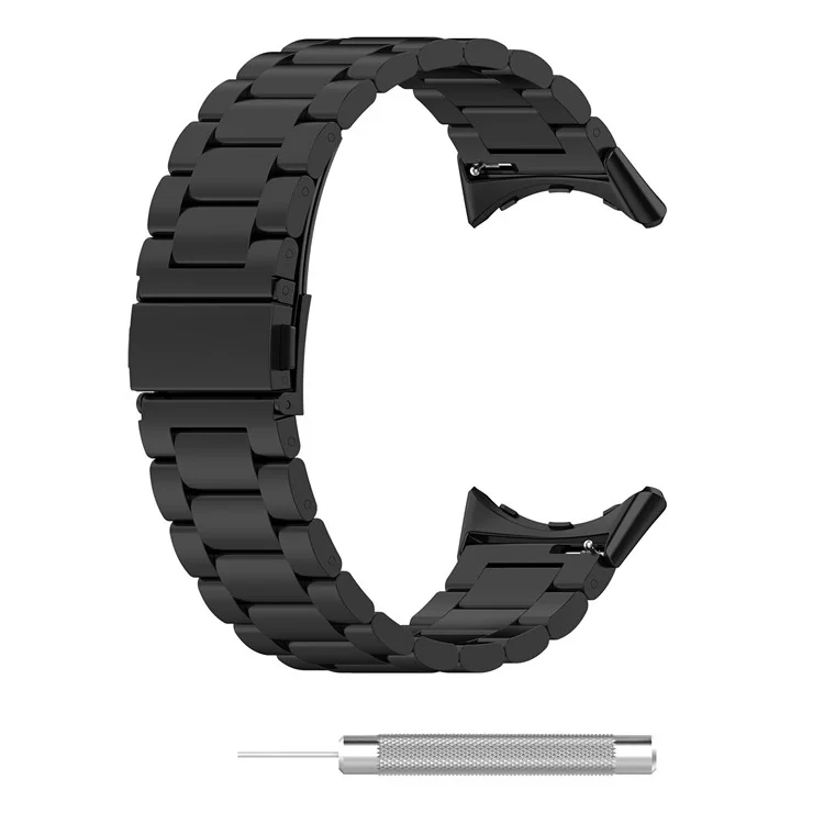 Für Google Pixel Watch 3 41mm / Watch 2 / Pixel Watch Strap Replacement Edelstahlarmband - Schwarz