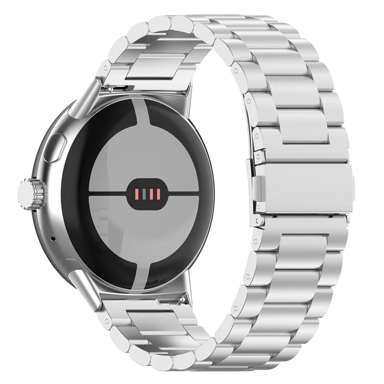 For Google Pixel Watch 3 41mm / Watch 2 / Pixel Watch Strap Replacement Stainless Steel Watch Band - Silver
