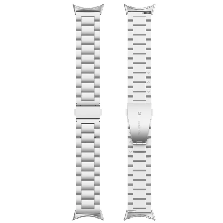 For Google Pixel Watch 3 41mm / Watch 2 / Pixel Watch Strap Replacement Stainless Steel Watch Band - Silver