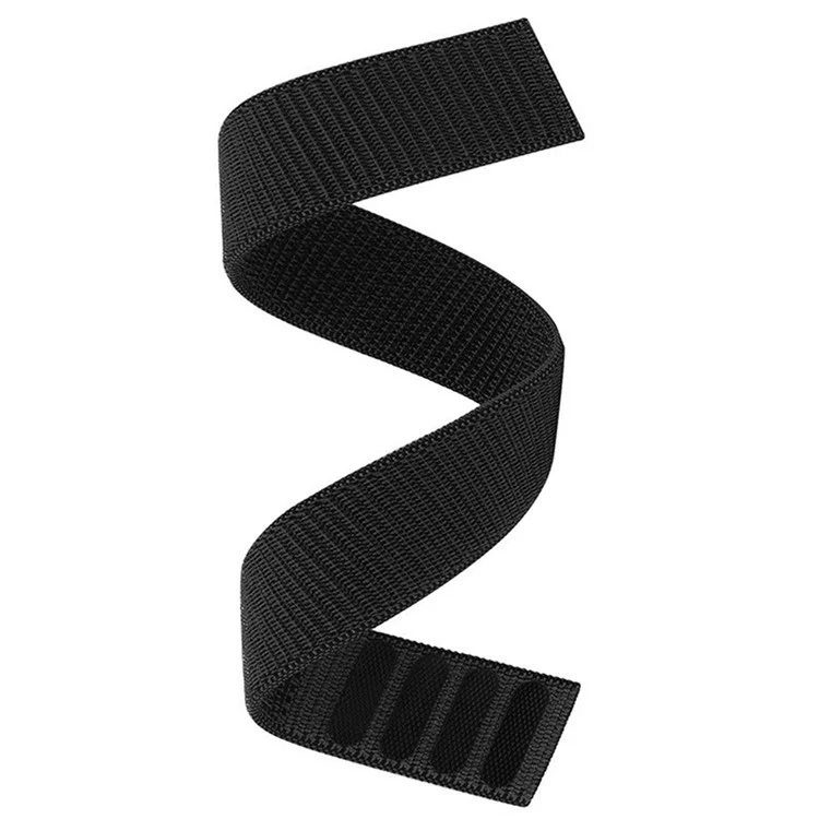 Pulseira de Relógio de Nylon de 26 mm para Garmin Enduro 3 / Fenix 8X / Fenix 7X Fita Mágica de Pulso - Preto
