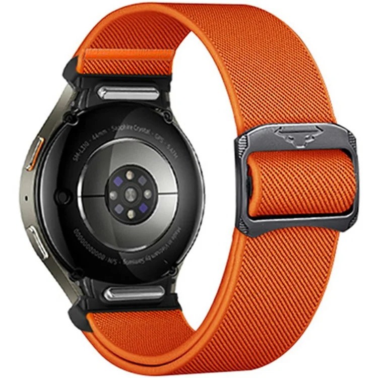 Cinturino in nylon per Samsung Galaxy Watch FE 40mm / Watch7 / Watch6 / Watch 5 / Watch4 Elastic Band - Arancione