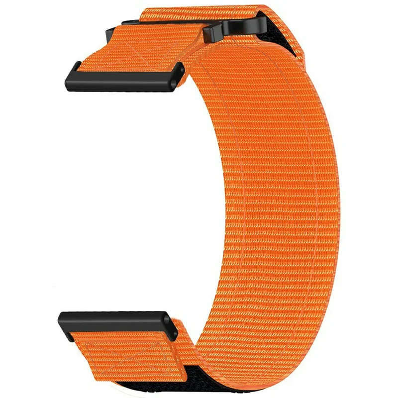 24mm Nylon Watch Band for Suunto 9 / 7 / Spartan Sport Wrist HR Baro  Loop Fastener Strap - Orange